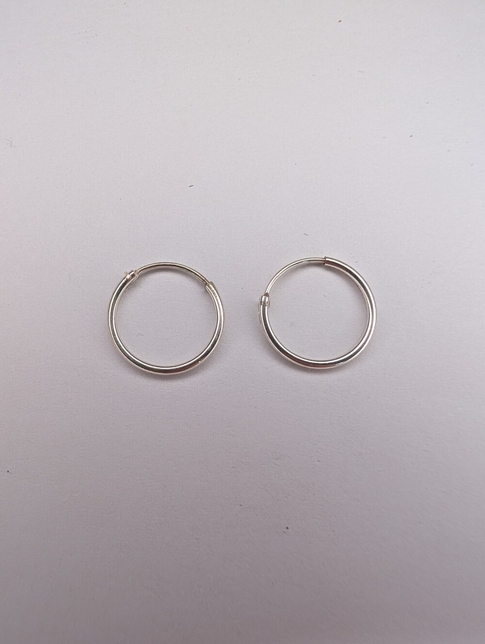 Small Sterling Silver Hoop Earrings